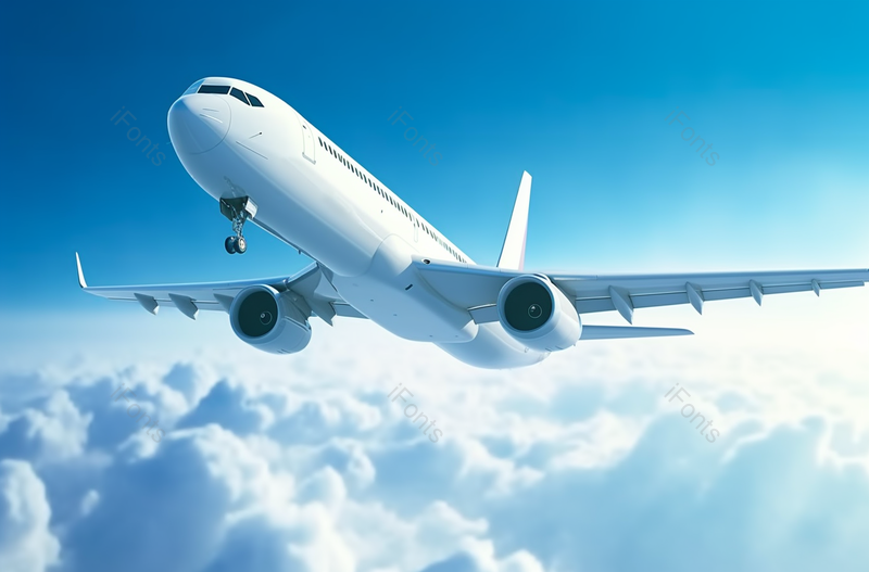 晴空万里高清摄影图客机空运出游,高清,摄影图,摄影图片,图片大全,摄影图免费下载